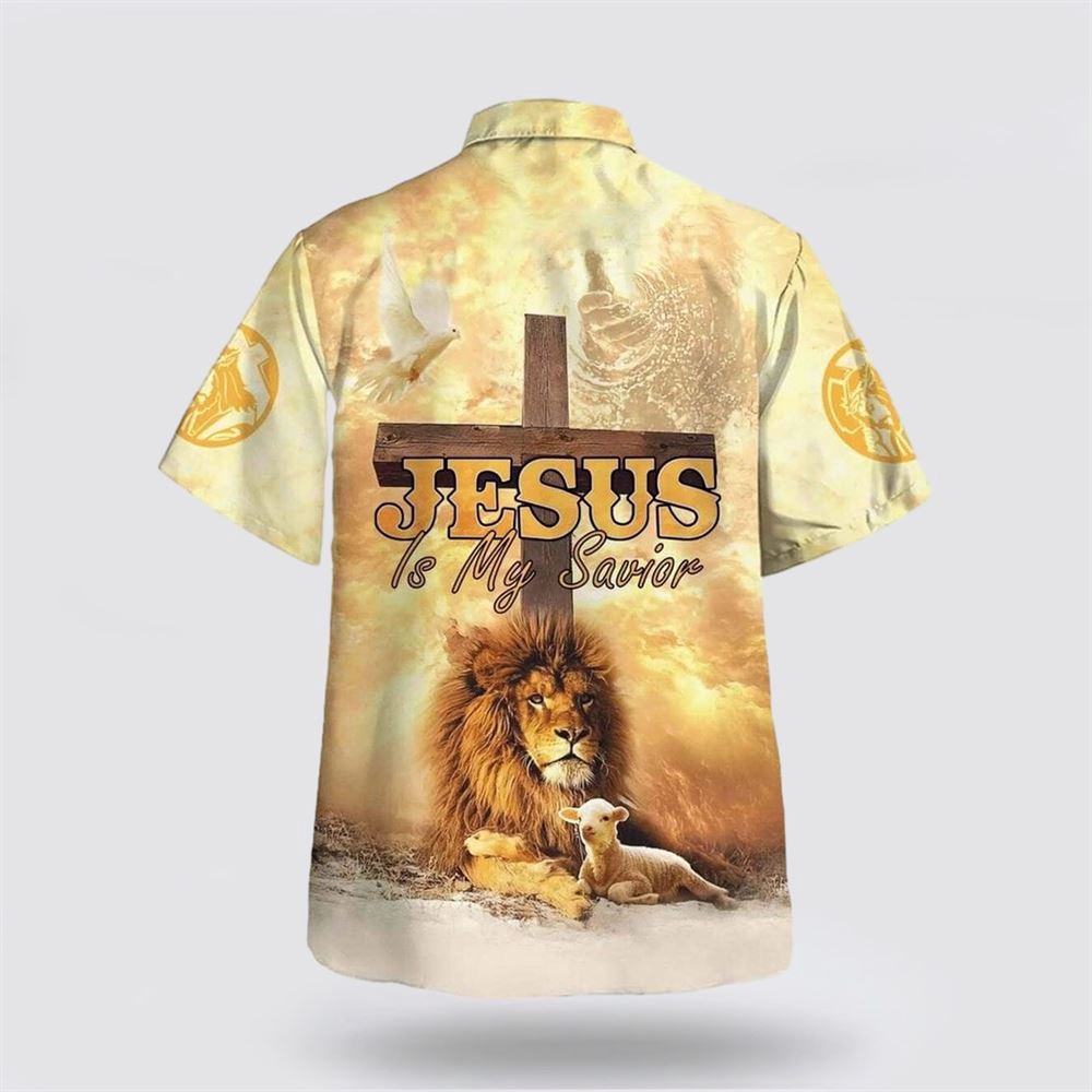 Lion Jesus Is My Savior Cross Hawaiian Shirt Christian Hawaiian Shirt Christian Summer Short Sleeve Shirt 2 eqqdr9.jpg Lion Jesus Is My Savior Cross Hawaiian Shirt Christian Hawaiian Shirt Christian Summer Short Sleeve Shirt 2 eqqdr9.jpg