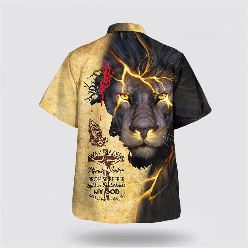 Lion Jesus Way Maker Miracle Worker Hawaiian Shirt Christian Hawaiian Shirt Christian Summer Short Sleeve Shirt 2 jo2gsn.jpg Lion Jesus Way Maker Miracle Worker Hawaiian Shirt Christian Hawaiian Shirt Christian Summer Short Sleeve Shirt 2 jo2gsn.jpg