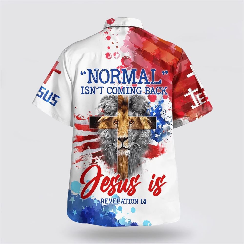 Lion Normal Isn t Coming Back Hawaiian Shirts Christian Hawaiian Shirt Christian Summer Short Sleeve Shirt 2 jtw52r.jpg Lion Normal Isn t Coming Back Hawaiian Shirts Christian Hawaiian Shirt Christian Summer Short Sleeve Shirt 2 jtw52r.jpg