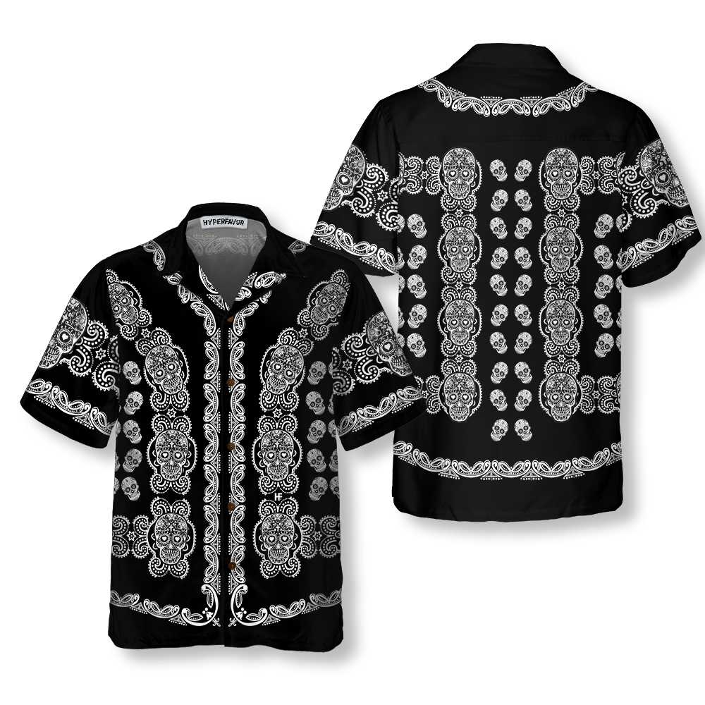 Mexican Hawaiian Shirt Black And White Sugar Skull Calavera Hawaiian Shirt Day Of The Dead Mexican Skull Shirt 1 f5t4op.jpg Mexican Hawaiian Shirt Black And White Sugar Skull Calavera Hawaiian Shirt Day Of The Dead Mexican Skull Shirt 1 f5t4op.jpg