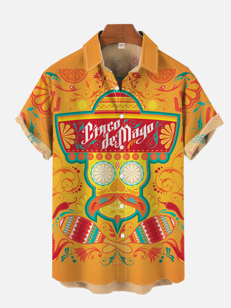 Mexican Hawaiian Shirt Casual Yellow Cinco De Mayo Exotic Mexican Style Skull Hawaiian Shirt 1 dqh8go.jpg Mexican Hawaiian Shirt Casual Yellow Cinco De Mayo Exotic Mexican Style Skull Hawaiian Shirt 1 dqh8go.jpg