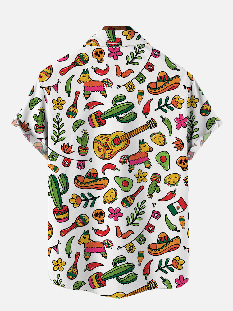 Mexican Hawaiian Shirt Cinco De Mayo Cartoon Mexican Elements And People In Mexican Costumes Printing Breast Hawaiian Shirt 2 vapibw.jpg Mexican Hawaiian Shirt Cinco De Mayo Cartoon Mexican Elements And People In Mexican Costumes Printing Breast Hawaiian Shirt 2 vapibw.jpg
