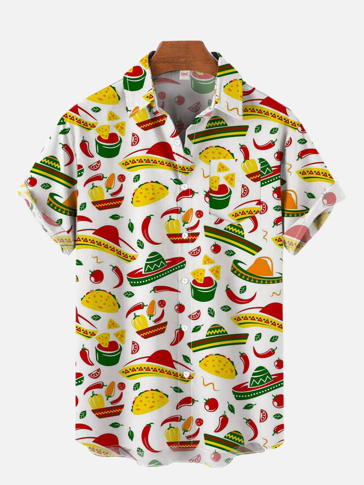 Mexican Hawaiian Shirt Cinco De Mayo Tacos Mexican Peppers Printing Breast Hawaiian Shirt 1 p8kili.jpg