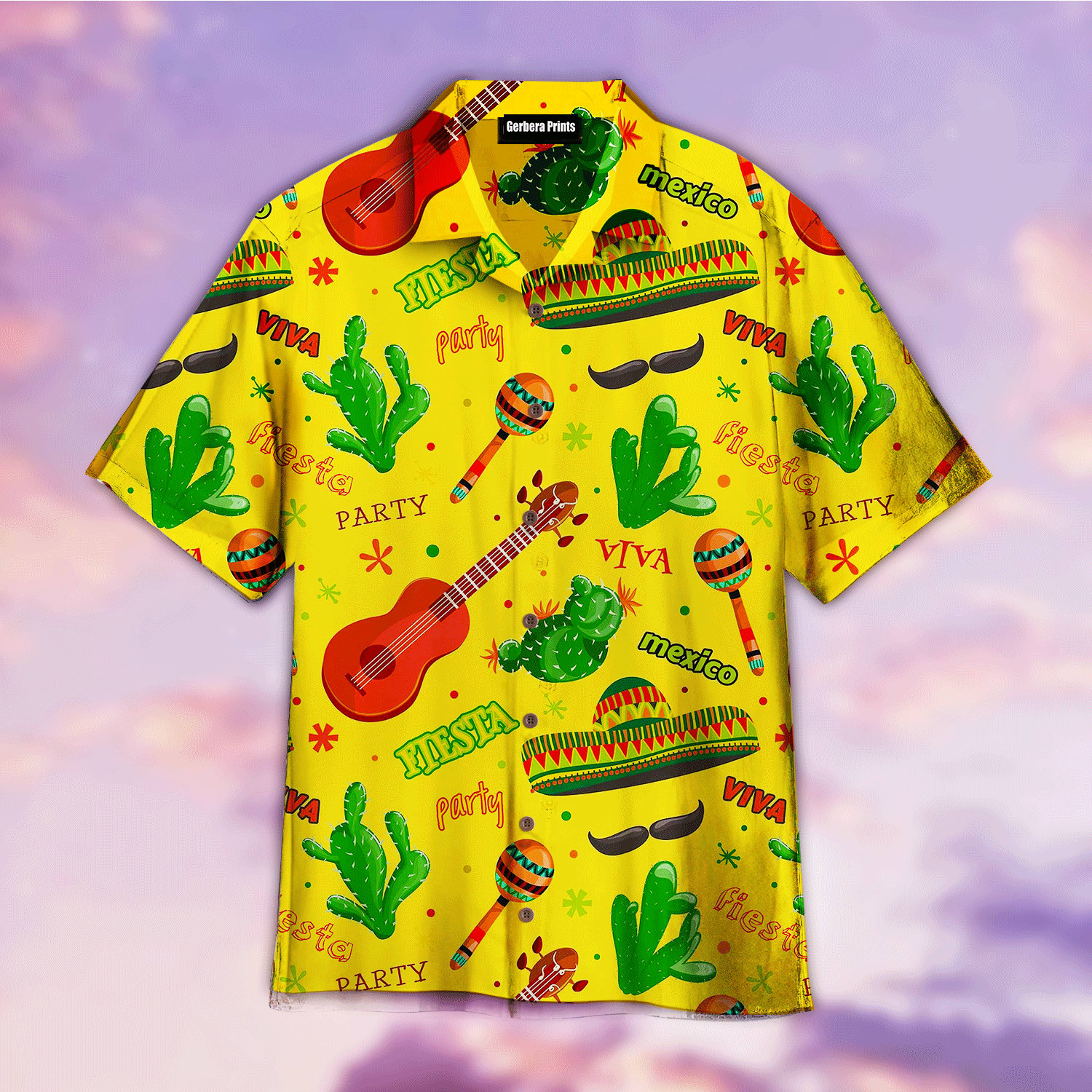 Mexican Hawaiian Shirt Fiesta Party Mexico Sombrero Maraca Vihuela Cactus Pattern Yellow Hawaiian Shirt 2 lujijk.jpg Mexican Hawaiian Shirt Fiesta Party Mexico Sombrero Maraca Vihuela Cactus Pattern Yellow Hawaiian Shirt 2 lujijk.jpg
