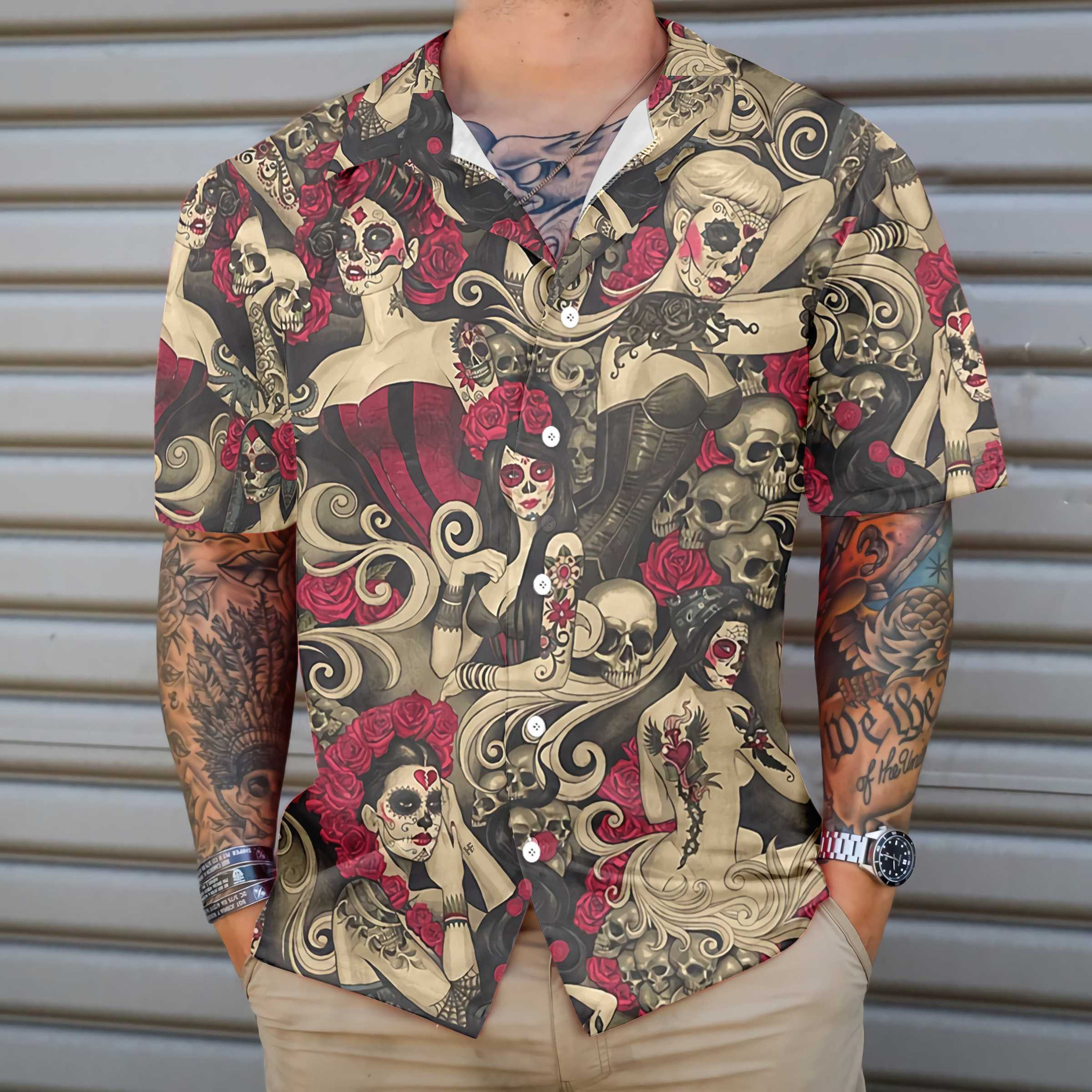 Mexican Hawaiian Shirt Las Elegantes Day Of The Dead Hawaiian Shirt Mexican Day Makeup Girls Shirt 1 xajfya.jpg Mexican Hawaiian Shirt Las Elegantes Day Of The Dead Hawaiian Shirt Mexican Day Makeup Girls Shirt 1 xajfya.jpg