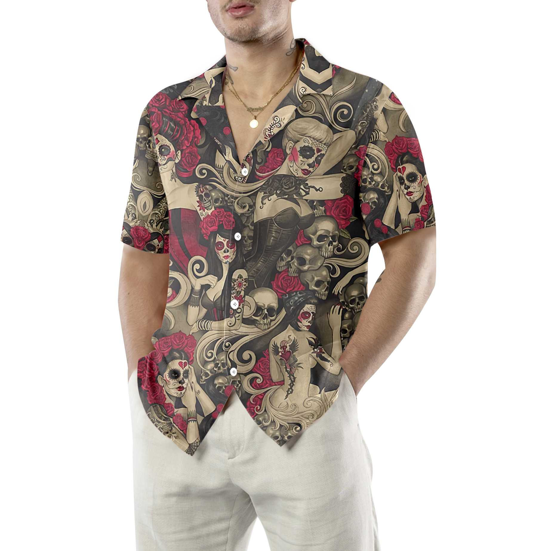 Mexican Hawaiian Shirt Las Elegantes Day Of The Dead Hawaiian Shirt Mexican Day Makeup Girls Shirt 2 vccjsu.jpg Mexican Hawaiian Shirt Las Elegantes Day Of The Dead Hawaiian Shirt Mexican Day Makeup Girls Shirt 2 vccjsu.jpg