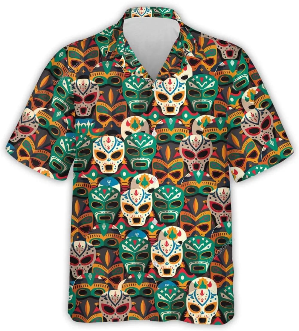 Mexican Hawaiian Shirt Lucha Libre Masks Hawaiian Shirt For Men 1 hdfs89.jpg Mexican Hawaiian Shirt Lucha Libre Masks Hawaiian Shirt For Men 1 hdfs89.jpg