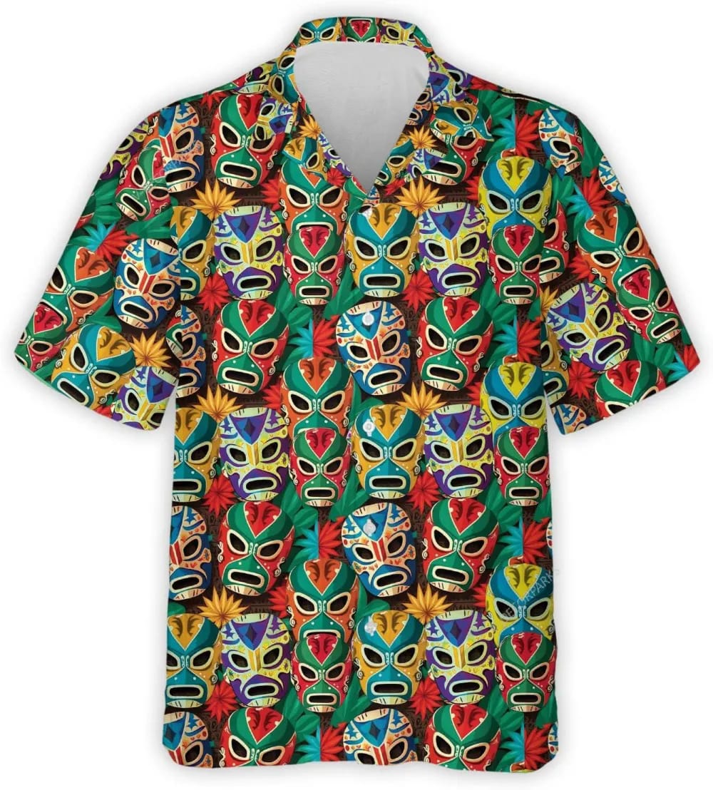 Mexican Hawaiian Shirt Lucha Libre Masks Summer Men Hawaiian Shirt 1 kp8jbn.jpg Mexican Hawaiian Shirt Lucha Libre Masks Summer Men Hawaiian Shirt 1 kp8jbn.jpg