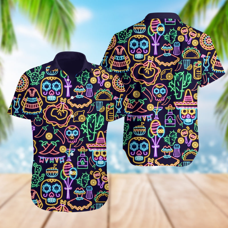 Mexican Hawaiian Shirt Mexico Neon Pattern Day Of The Dead Hawaiian Shirt 1 dynagh.jpg Mexican Hawaiian Shirt Mexico Neon Pattern Day Of The Dead Hawaiian Shirt 1 dynagh.jpg