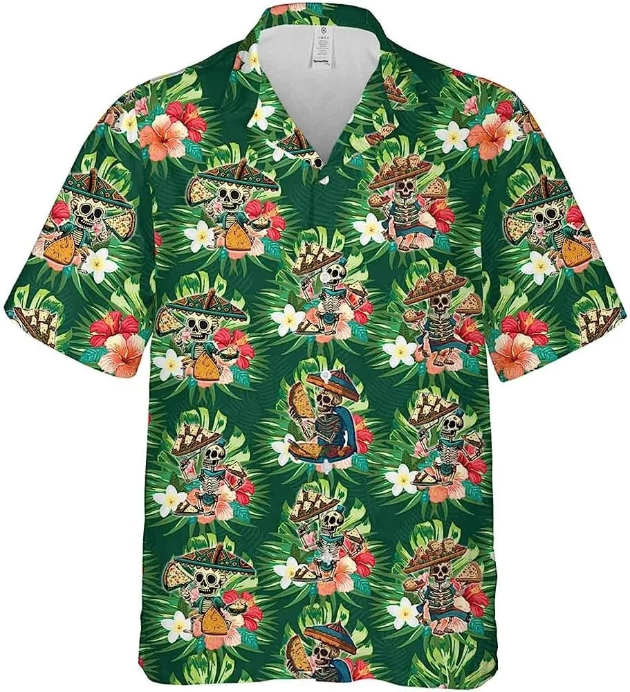 Mexican Hawaiian Shirt Mexico Skeleton And Taco Tropical Pattern Hawaiian Shirt For Men Women 1 et077s.jpg Mexican Hawaiian Shirt Mexico Skeleton And Taco Tropical Pattern Hawaiian Shirt For Men Women 1 et077s.jpg