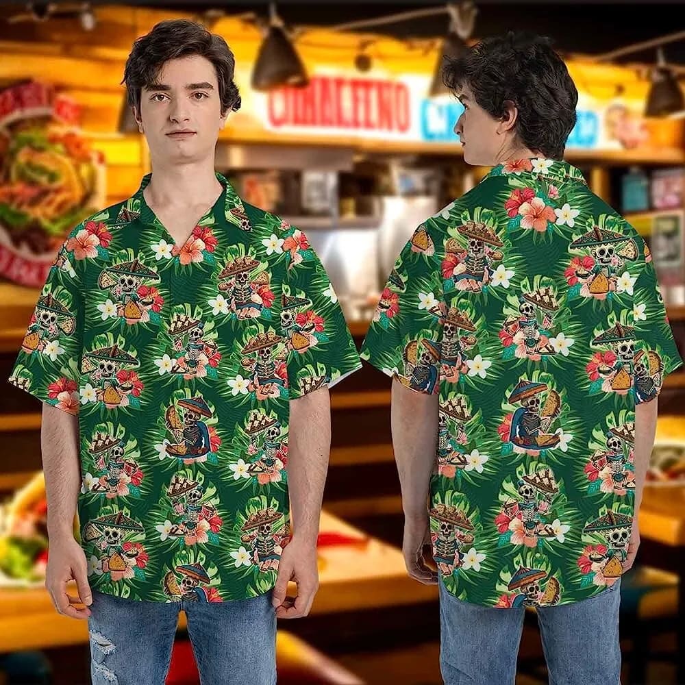 Mexican Hawaiian Shirt Mexico Skeleton And Taco Tropical Pattern Hawaiian Shirt For Men Women 2 bfguer.jpg Mexican Hawaiian Shirt Mexico Skeleton And Taco Tropical Pattern Hawaiian Shirt For Men Women 2 bfguer.jpg