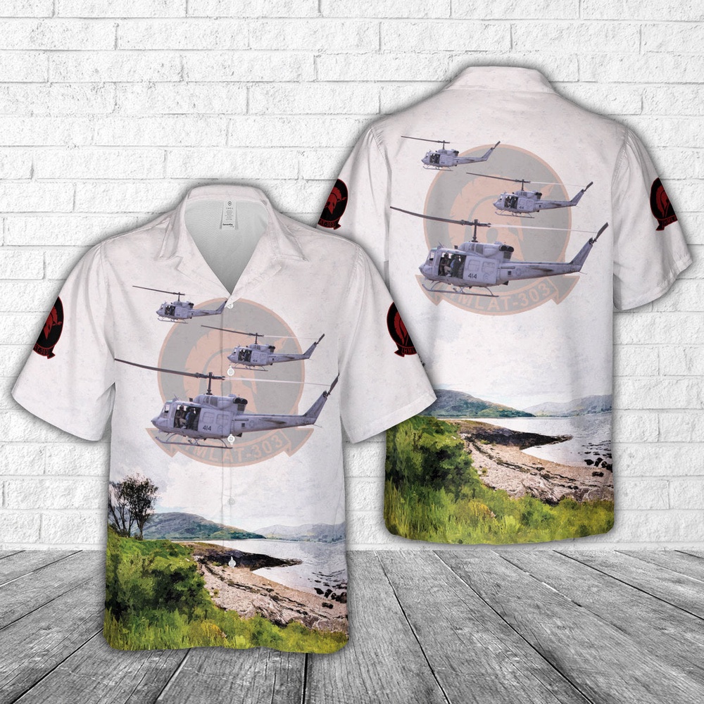 Military Hawaiian Shirt USMC HMLAT 303 UH 1N Hawaiian Shirt 1 gp8pct.jpg Military Hawaiian Shirt USMC HMLAT 303 UH 1N Hawaiian Shirt 1 gp8pct.jpg