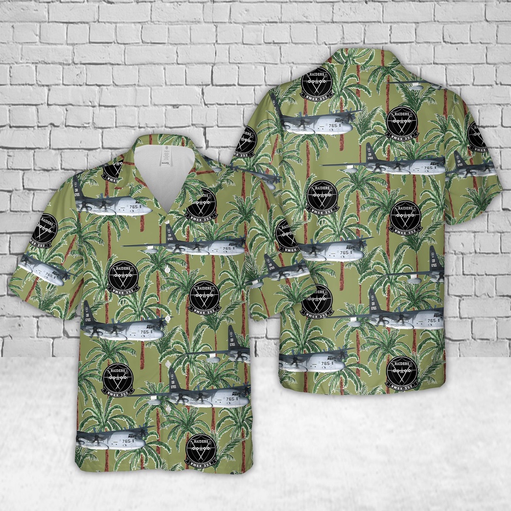 Military Hawaiian Shirt USMC KC 130J Hercules Of VMGR 352 Raiders Hawaiian Shirt 1 ourtv3.jpg Military Hawaiian Shirt USMC KC 130J Hercules Of VMGR 352 Raiders Hawaiian Shirt 1 ourtv3.jpg