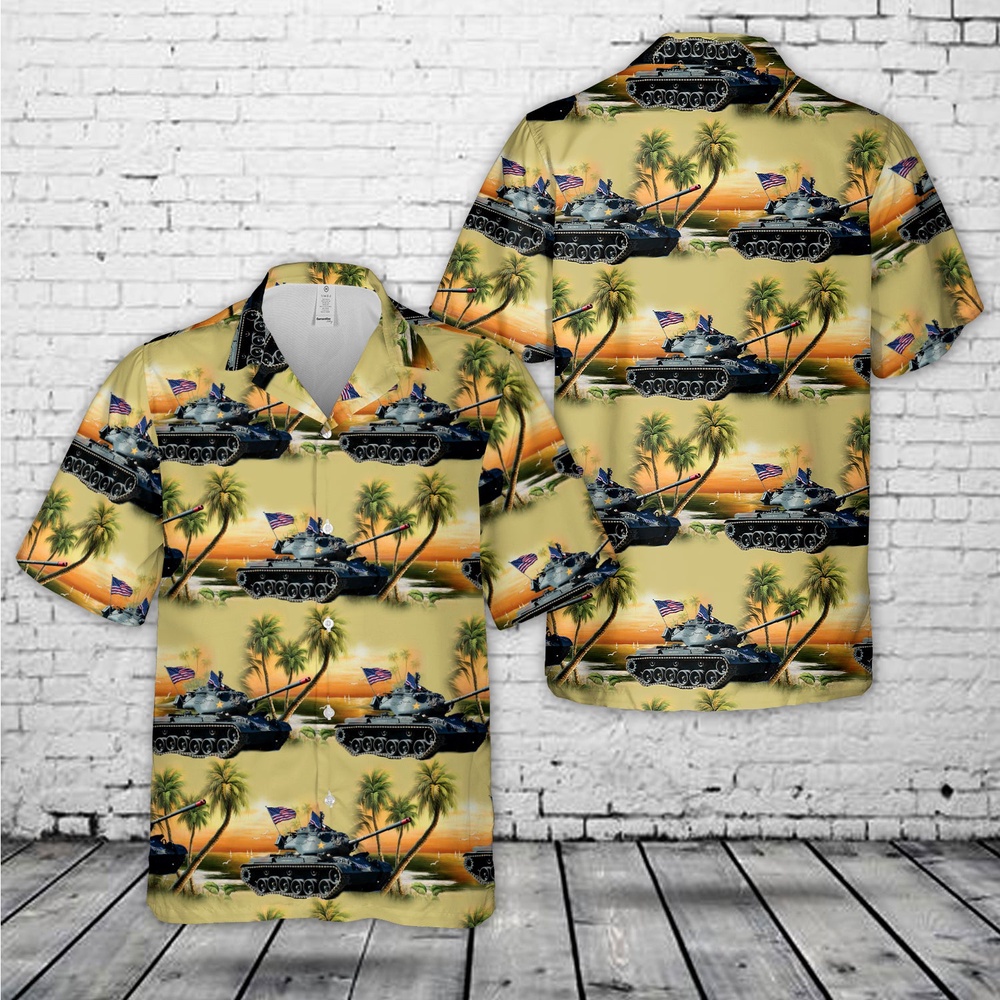 Military Hawaiian Shirt USMC M47 Tank Hawaiian Shirt 1 m06hkj.jpg Military Hawaiian Shirt USMC M47 Tank Hawaiian Shirt 1 m06hkj.jpg