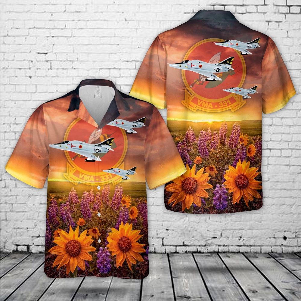 Military Hawaiian Shirt USMC Marine Attack Squadron 331 VMA 331 Bumblebees Hawaiian Shirt 1 e9sfgd.jpg Military Hawaiian Shirt USMC Marine Attack Squadron 331 VMA 331 Bumblebees Hawaiian Shirt 1 e9sfgd.jpg