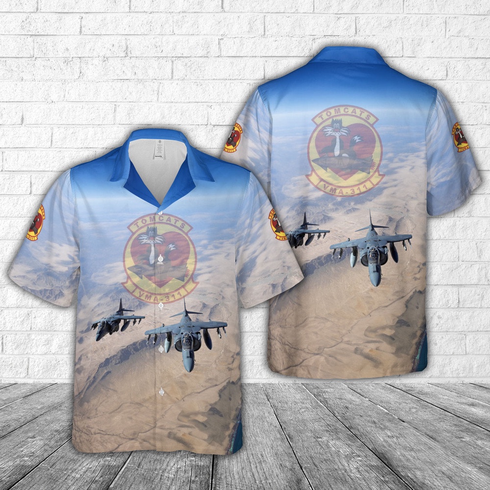 Military Hawaiian Shirt USMC Marine Fighter Attack Squadron 311 AV 8B Harrier II Hawaiian Shirt 1 dtsxd1.jpg Military Hawaiian Shirt USMC Marine Fighter Attack Squadron 311 AV 8B Harrier II Hawaiian Shirt 1 dtsxd1.jpg
