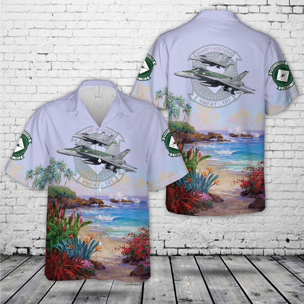 Military Hawaiian Shirt USMC Marine Fighter Attack Training Squadron 101 VMFAT 101 Sharpshooters Hawaiian Shirt 1 yxsnk6.jpg Military Hawaiian Shirt USMC Marine Fighter Attack Training Squadron 101 VMFAT 101 Sharpshooters Hawaiian Shirt 1 yxsnk6.jpg