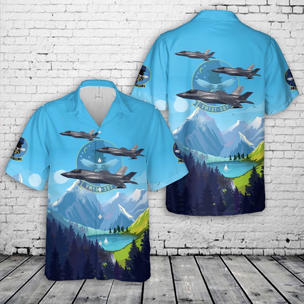 Military Hawaiian Shirt USMC Marine Fighter Attack Training Squadron 502 VMFAT 502 Flying Nightmares Hawaiian Shirt 1 mceghr.jpg Military Hawaiian Shirt USMC Marine Fighter Attack Training Squadron 502 VMFAT 502 Flying Nightmares Hawaiian Shirt 1 mceghr.jpg
