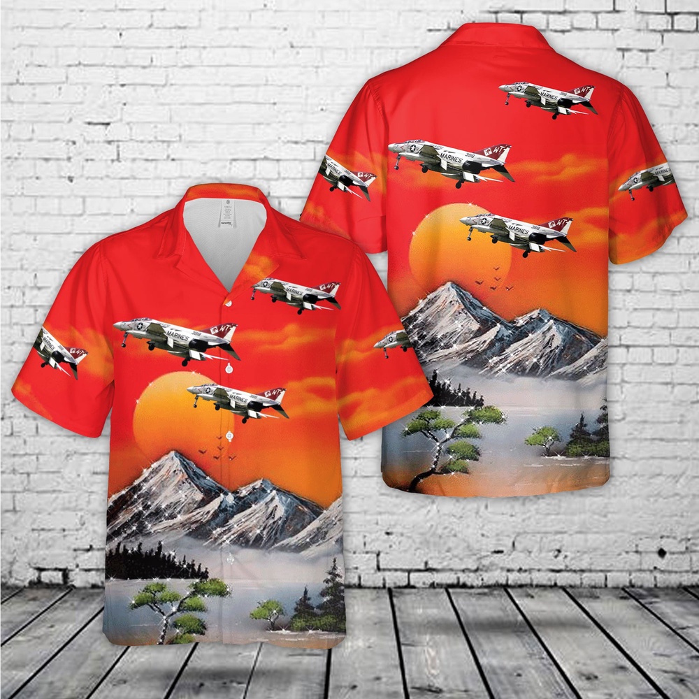 Military Hawaiian Shirt USMC VMFA 232 McDonnell F 4J Phantom 153818WT 07 1974 Hawaiian Shirt 1 eak76s.jpg