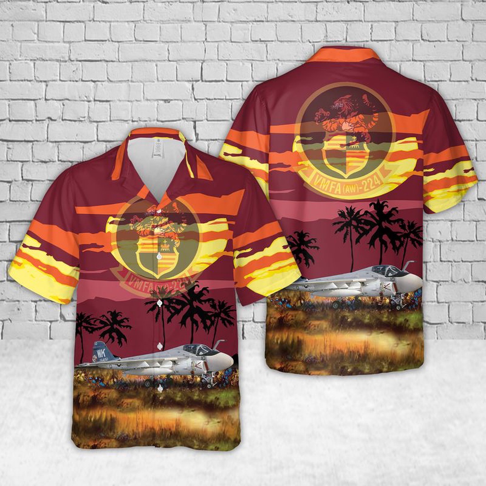 Military Hawaiian Shirt USMC VMFA AW 224 Grumman A 6E Intruder Hawaiian Shirt 1 eua9st.jpg Military Hawaiian Shirt USMC VMFA AW 224 Grumman A 6E Intruder Hawaiian Shirt 1 eua9st.jpg