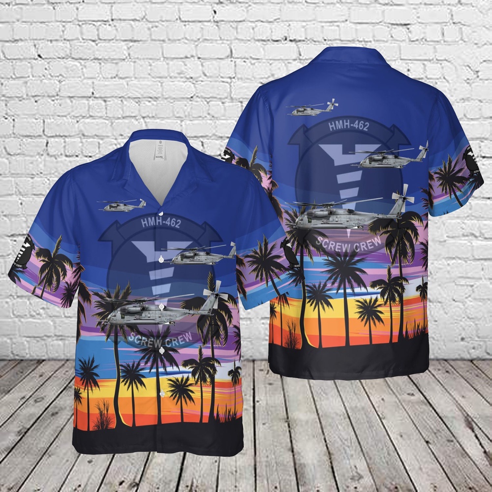 Military Hawaiian Shirt US Marine Corps CH 53E Super Stallion HMH 462 Heavy Haulers Screw Crew Hawaiian Shirt 1 tvnxsf.jpg Military Hawaiian Shirt US Marine Corps CH 53E Super Stallion HMH 462 Heavy Haulers Screw Crew Hawaiian Shirt 1 tvnxsf.jpg