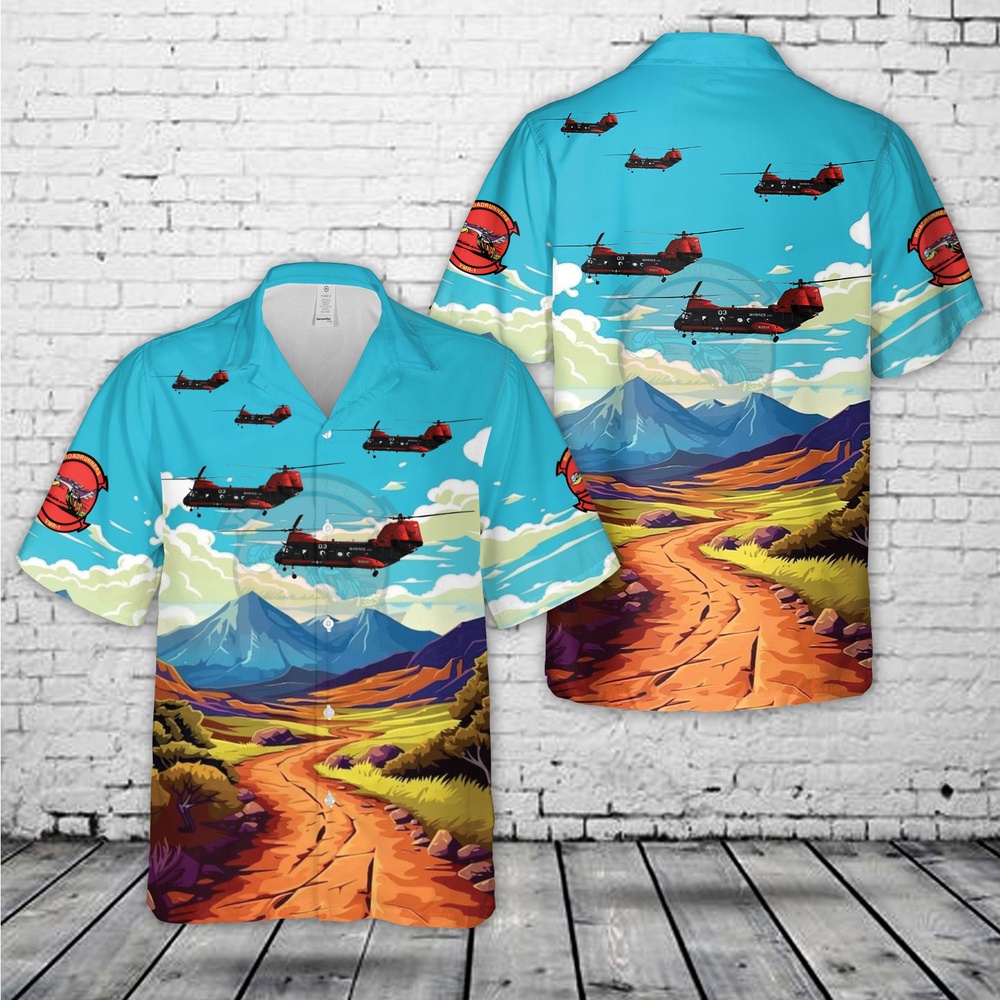 Military Hawaiian Shirt US Marine Corps HH 46E Sea Knight Marine Transport Squadron One Road Runners VMR 1 Hawaiian Shirt 1 f7fiic.jpg Military Hawaiian Shirt US Marine Corps HH 46E Sea Knight Marine Transport Squadron One Road Runners VMR 1 Hawaiian Shirt 1 f7fiic.jpg