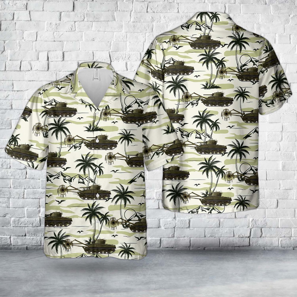 Military Hawaiian Shirt US Marine Corps Improvised M4A2 Flail Tank Hawaiian Shirt 1 kmpfum.jpg