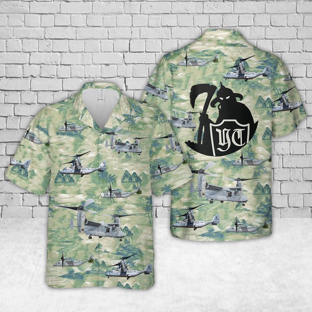 Military Hawaiian Shirt US Marine Corps MV 22B Osprey Of Marine Medium Tiltrotor Squadron 164 VMM 164 Hawaiian Shirt 1 bqv5fq.jpg Military Hawaiian Shirt US Marine Corps MV 22B Osprey Of Marine Medium Tiltrotor Squadron 164 VMM 164 Hawaiian Shirt 1 bqv5fq.jpg