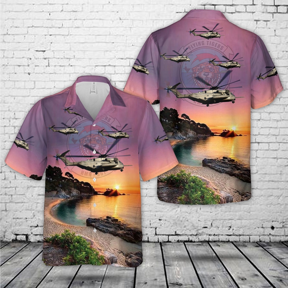 Military Hawaiian Shirt US Marine Corps Marine Heavy Helicopter Squadron 361 HMH 361 Flying Tigers Hawaiian Shirt 1 guw32i.jpg Military Hawaiian Shirt US Marine Corps Marine Heavy Helicopter Squadron 361 HMH 361 Flying Tigers Hawaiian Shirt 1 guw32i.jpg