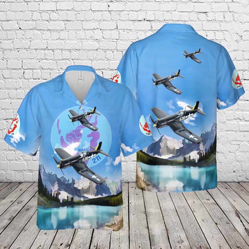 Military Hawaiian Shirt US Marine Corps VMF 211 Wake Island Avengers F4U Hawaiian Shirt 1 za6ynq.jpg