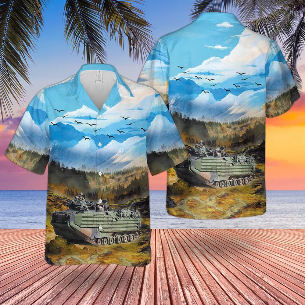 Military Hawaiian Shirt US Marines Corps Assault Amphibious Vehicle AAVP 7A1 Hawaiian Shirt 1 xz7jcz.jpg