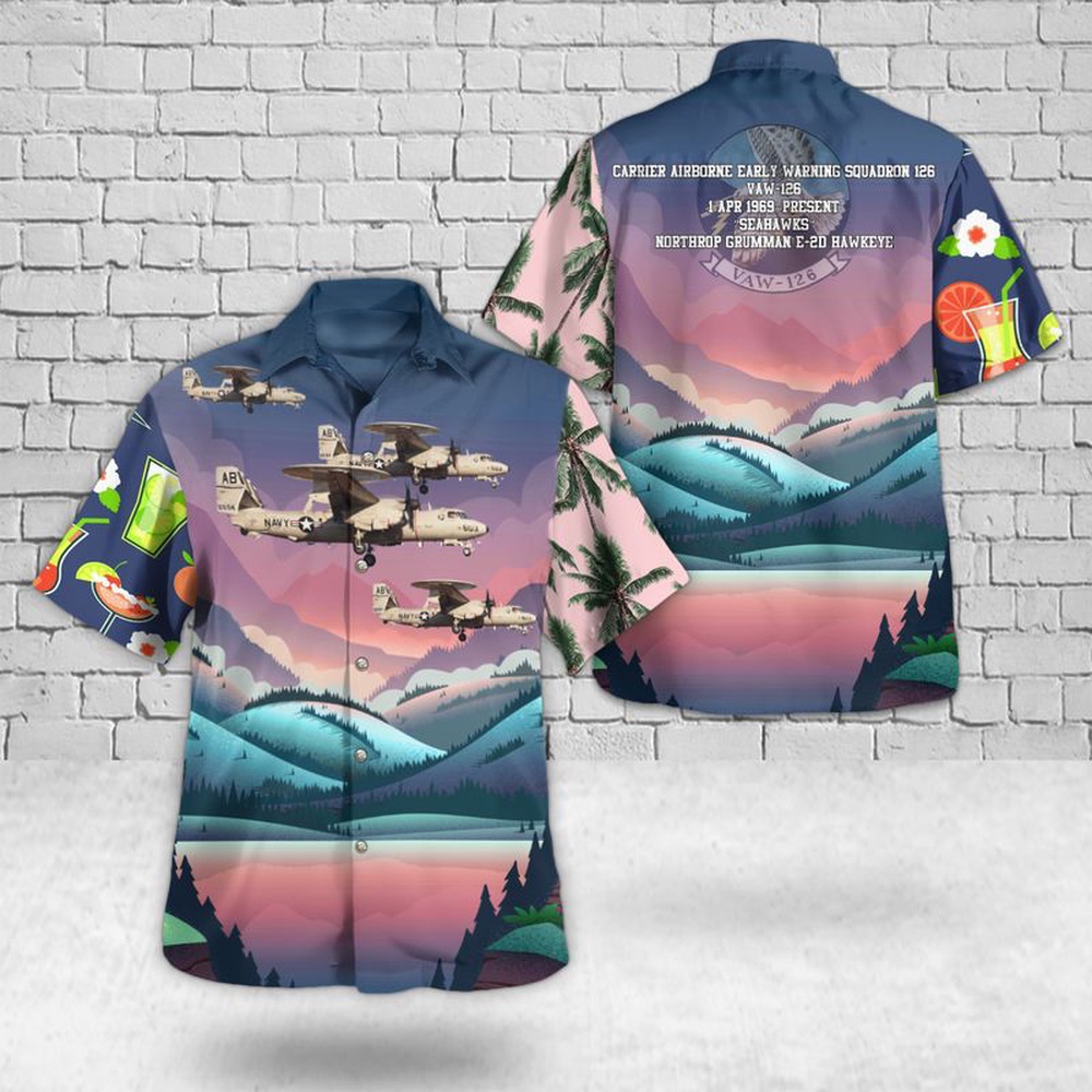 Military Hawaiian Shirt US Navy E 2D Hawkeye AB 603 Of VAW 126 Seahawks Hawaiian Shirt 1 r6qkwm.jpg