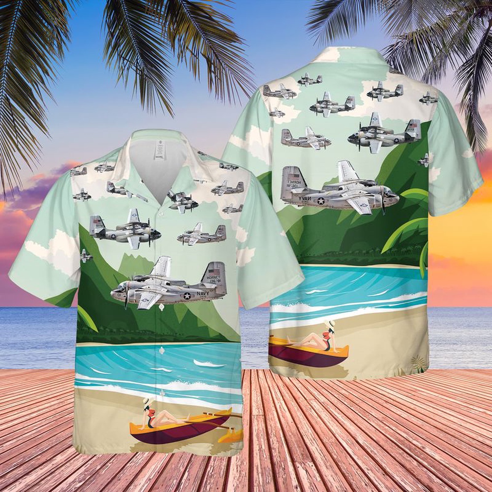 Military Hawaiian Shirt US Navy Grumman C 1 Trader COD VRC 50 Hawaiian Shirt 1 tzb1hn.jpg