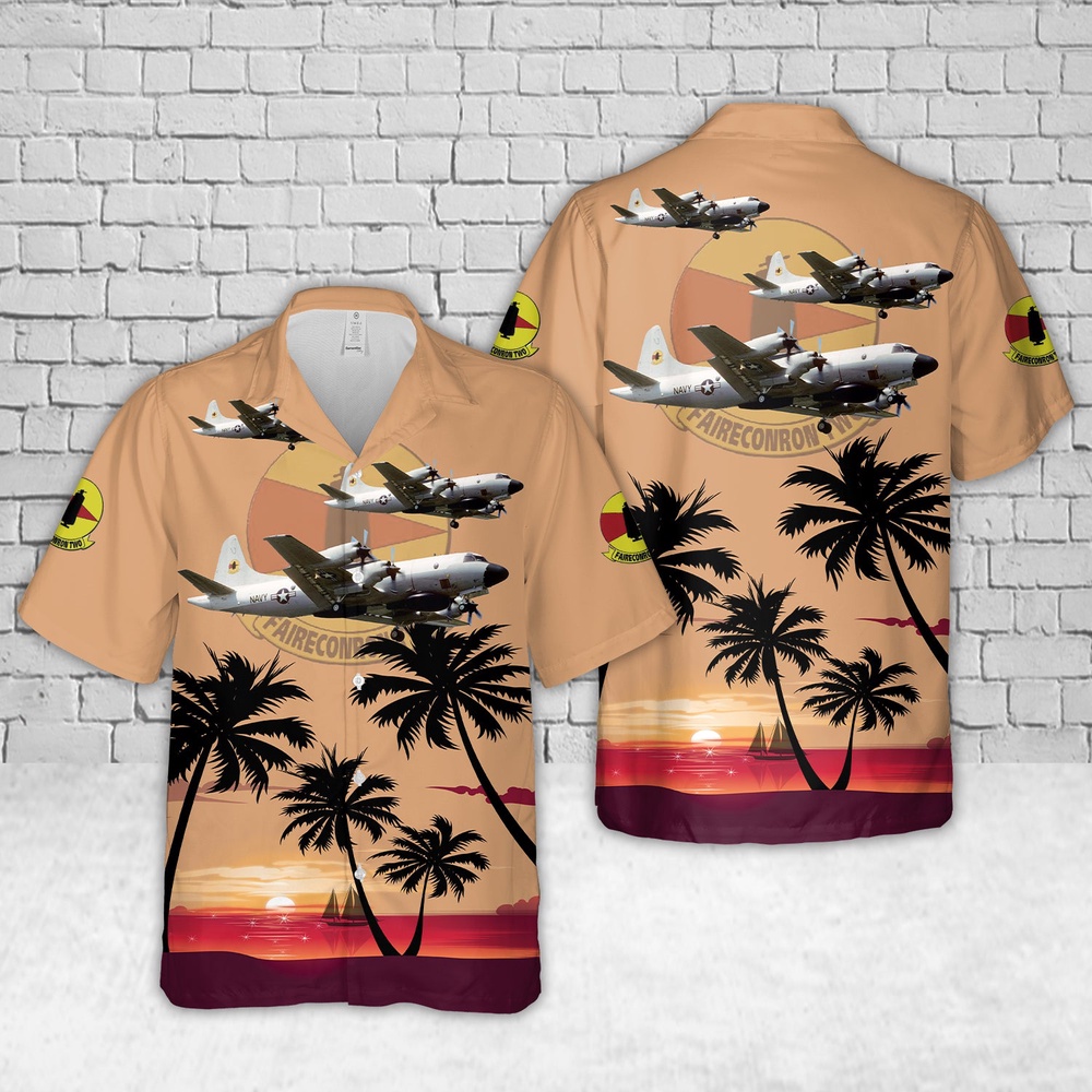 Military Hawaiian Shirt US Navy Lockheed EP 3E Orion ARIES Of VQ 2 Hawaiian Shirt 1 ouie0v.jpg