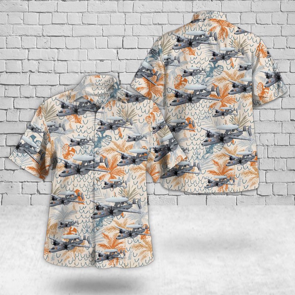 Military Hawaiian Shirt US Navy Northrop Grumman E 2D Advanced Hawkeye Airborne Early Warning AEW Aircraft Hawaiian Shirt 1 f8dimp.jpg