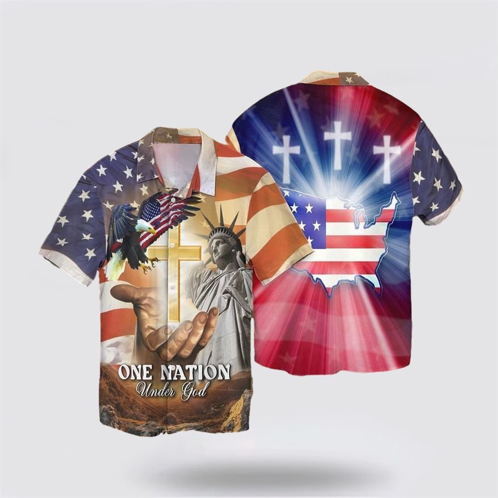 One Nation Under God American Flag Jesus Eagle Hawaiian Shirt Religious Hawaiian Shirt Christian Aloha Shirt Christian Gift 1 ybsaev.jpg One Nation Under God American Flag Jesus Eagle Hawaiian Shirt Religious Hawaiian Shirt Christian Aloha Shirt Christian Gift 1 ybsaev.jpg
