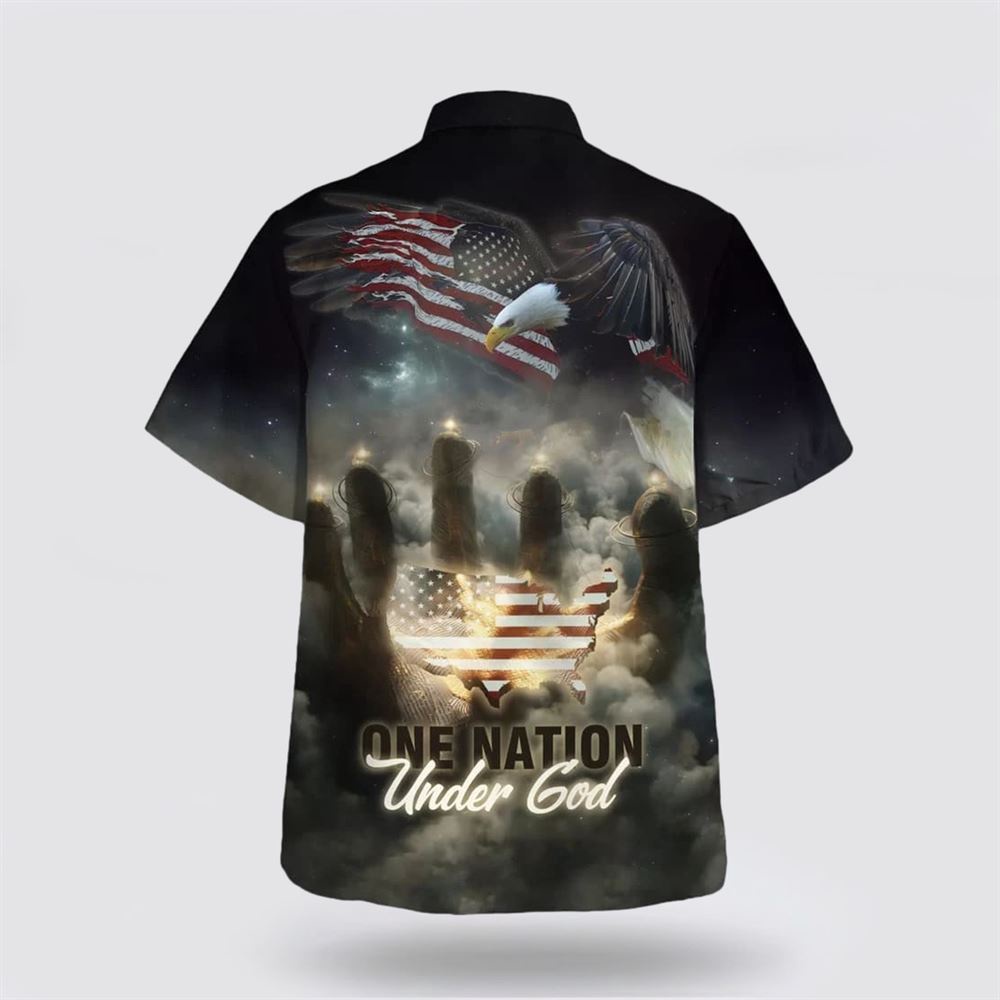 One Nation Under God American Flag With Jesus Cross Tee For Freedom Day Hawaiian Shirt Christian Hawaiian Shirt Christian Summer Short Sleeve Shirt 2 vbbs1a.jpg