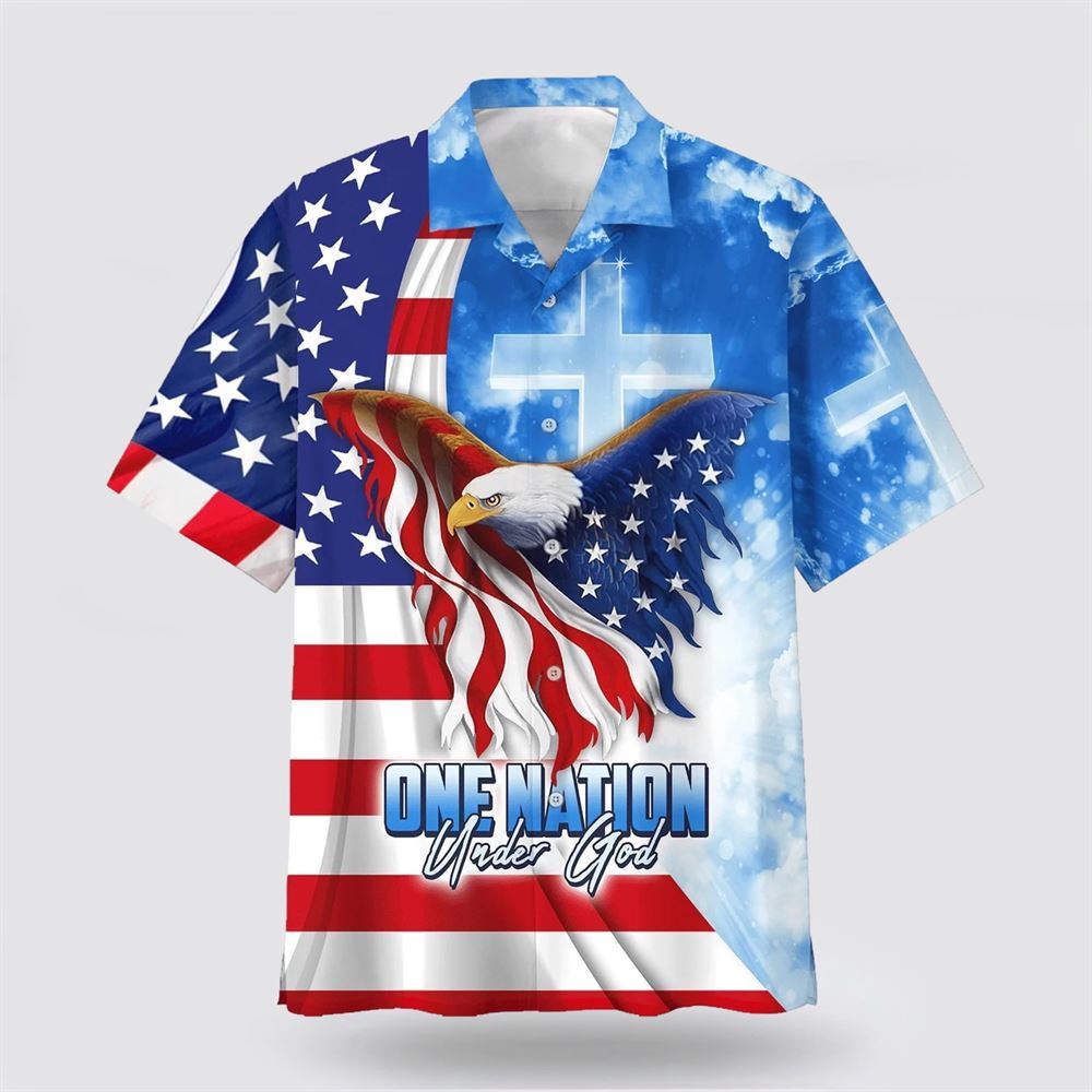 One Nation Under God Eagle American Hawaiian Shirt Christian Hawaiian Shirt Christian Summer Short Sleeve Shirt 1 y4hl2x.jpg One Nation Under God Eagle American Hawaiian Shirt Christian Hawaiian Shirt Christian Summer Short Sleeve Shirt 1 y4hl2x.jpg