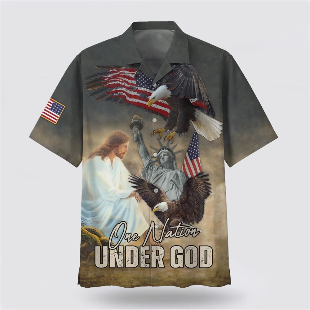 One Nation Under God Hawaiian Shirt Jesus Eagle Flag Statue Of Liberty Hawaiian Shirt Christian Hawaiian Shirt Christian Summer Short Sleeve Shirt 1 c4ynwd.jpg One Nation Under God Hawaiian Shirt Jesus Eagle Flag Statue Of Liberty Hawaiian Shirt Christian Hawaiian Shirt Christian Summer Short Sleeve Shirt 1 c4ynwd.jpg