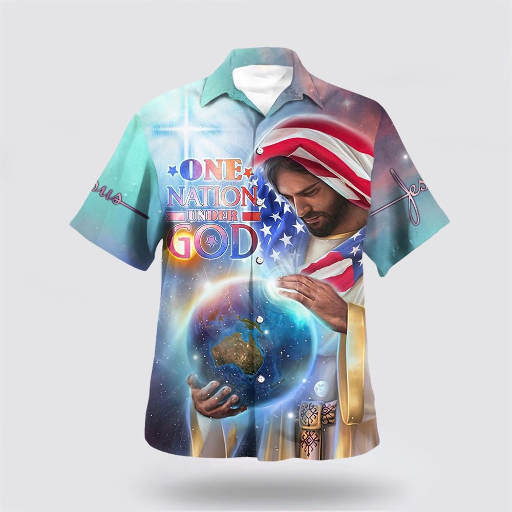 One Nation Under God Hawaiian Shirt Jesus Holding Earth Hawaiian Shirts Christian Hawaiian Shirt Christian Summer Short Sleeve Shirt 1 ryniu6.jpg One Nation Under God Hawaiian Shirt Jesus Holding Earth Hawaiian Shirts Christian Hawaiian Shirt Christian Summer Short Sleeve Shirt 1 ryniu6.jpg