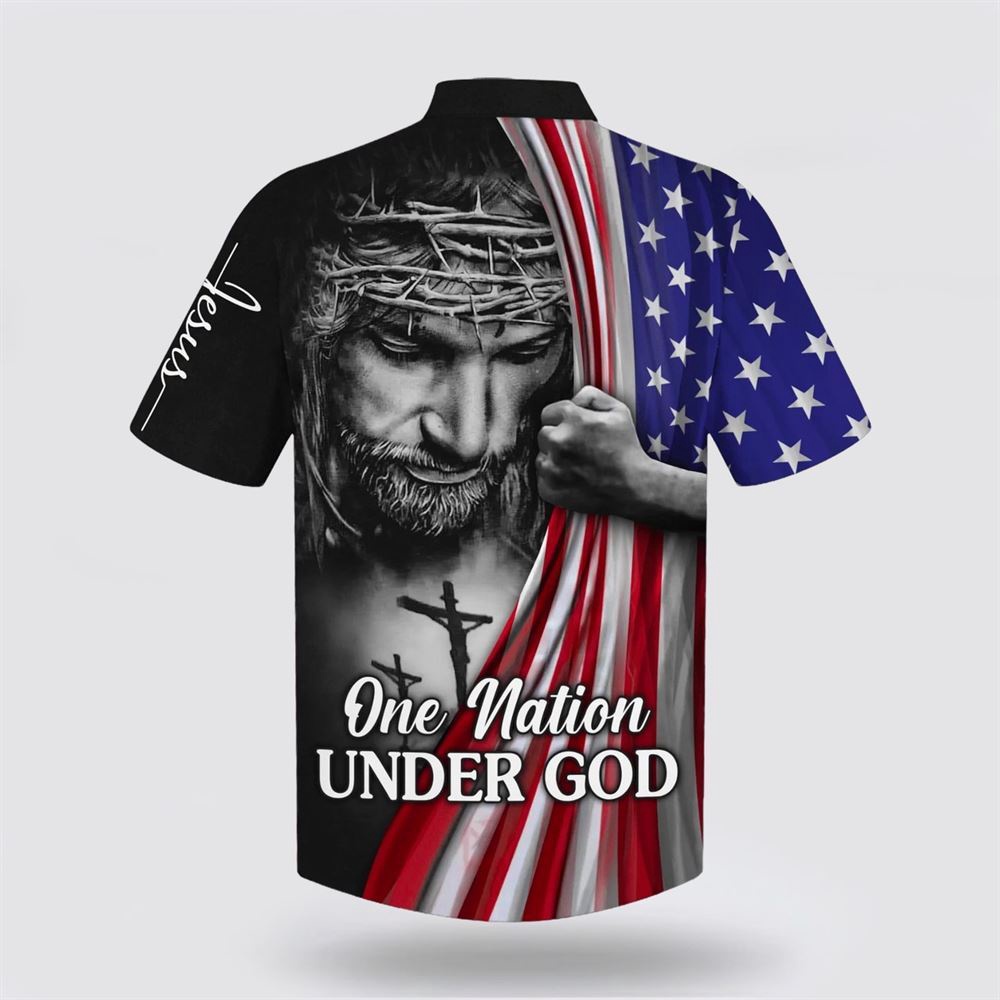 One Nation Under God Jesus American Hawaiian Shirt Christian Hawaiian Shirt Christian Summer Short Sleeve Shirt 2 ptx5v4.jpg One Nation Under God Jesus American Hawaiian Shirt Christian Hawaiian Shirt Christian Summer Short Sleeve Shirt 2 ptx5v4.jpg