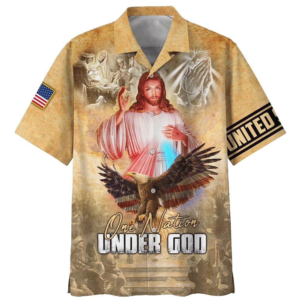One Nation Under God Jesus Eagle Hawaiian Shirt Christian Hawaiian Shirt Christian Summer Short Sleeve Shirt 1 ztzfqr.jpg One Nation Under God Jesus Eagle Hawaiian Shirt Christian Hawaiian Shirt Christian Summer Short Sleeve Shirt 1 ztzfqr.jpg