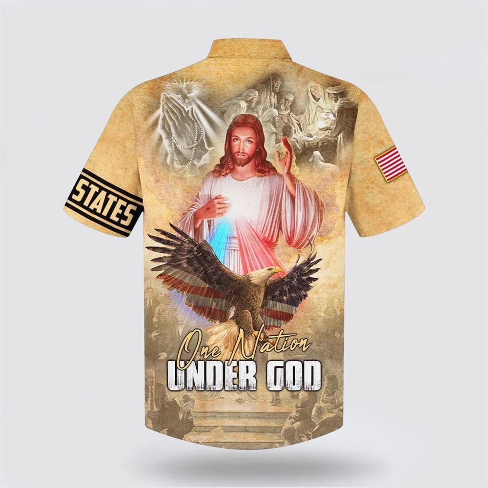 One Nation Under God Jesus Eagle Hawaiian Shirt Christian Hawaiian Shirt Christian Summer Short Sleeve Shirt 2 newokc.jpg One Nation Under God Jesus Eagle Hawaiian Shirt Christian Hawaiian Shirt Christian Summer Short Sleeve Shirt 2 newokc.jpg