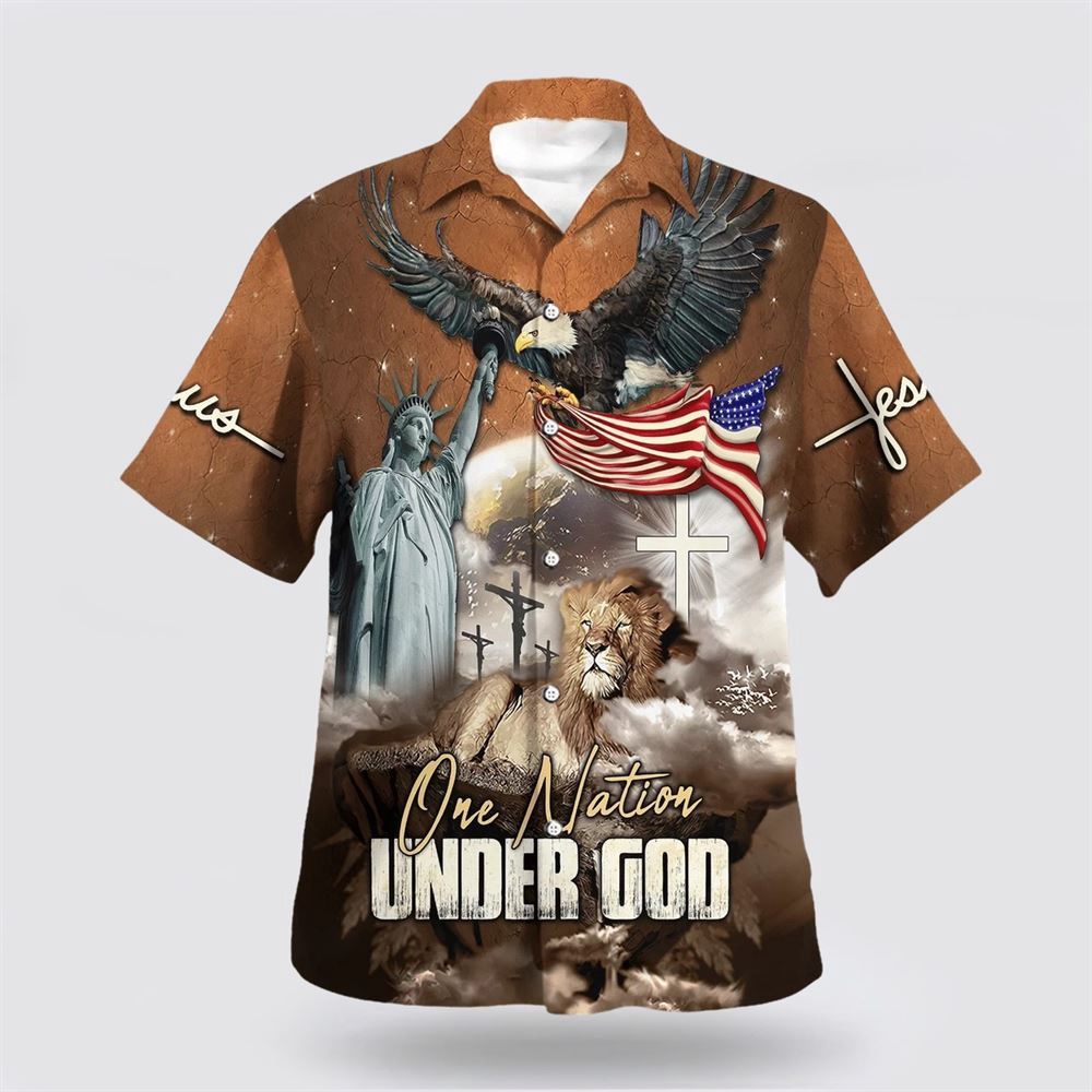 One Nation Under God Jesus Lion Hawaiian Shirt Christian Hawaiian Shirt Christian Summer Short Sleeve Shirt 1 m87z1l.jpg One Nation Under God Jesus Lion Hawaiian Shirt Christian Hawaiian Shirt Christian Summer Short Sleeve Shirt 1 m87z1l.jpg