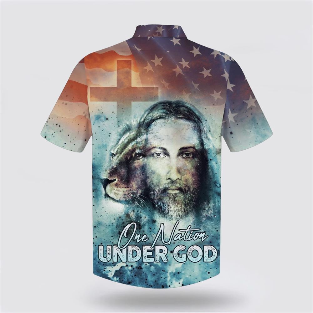 One Nation Under God Jesus Lion Hawaiian Shirts Christian Hawaiian Shirt Christian Summer Short Sleeve Shirt 2 ufhbzc.jpg One Nation Under God Jesus Lion Hawaiian Shirts Christian Hawaiian Shirt Christian Summer Short Sleeve Shirt 2 ufhbzc.jpg