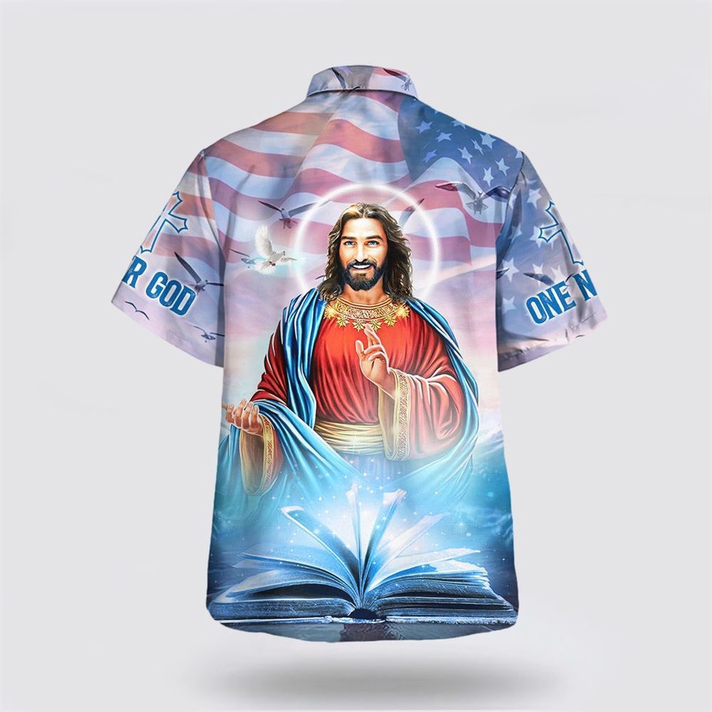 One Nation Under God Jesus Smile Hawaiian Shirts Christian Hawaiian Shirt Christian Summer Short Sleeve Shirt 2 qtgyqc.jpg