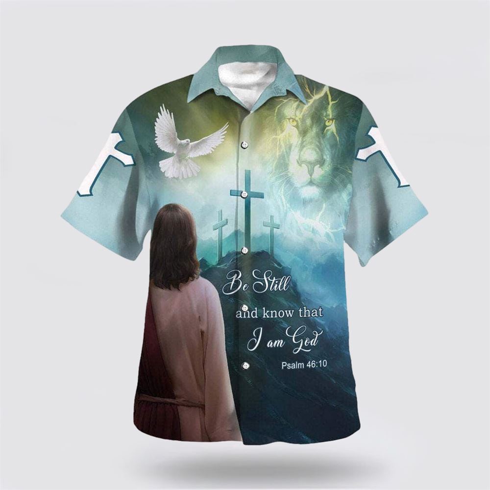 Psalm 4610 Be Still And Know That I Am God Jesus Lion And Dove Christian Christian Hawaiian Shirt Christian Summer Short Sleeve Shirt 1 feqba7.jpg Psalm 4610 Be Still And Know That I Am God Jesus Lion And Dove Christian Christian Hawaiian Shirt Christian Summer Short Sleeve Shirt 1 feqba7.jpg