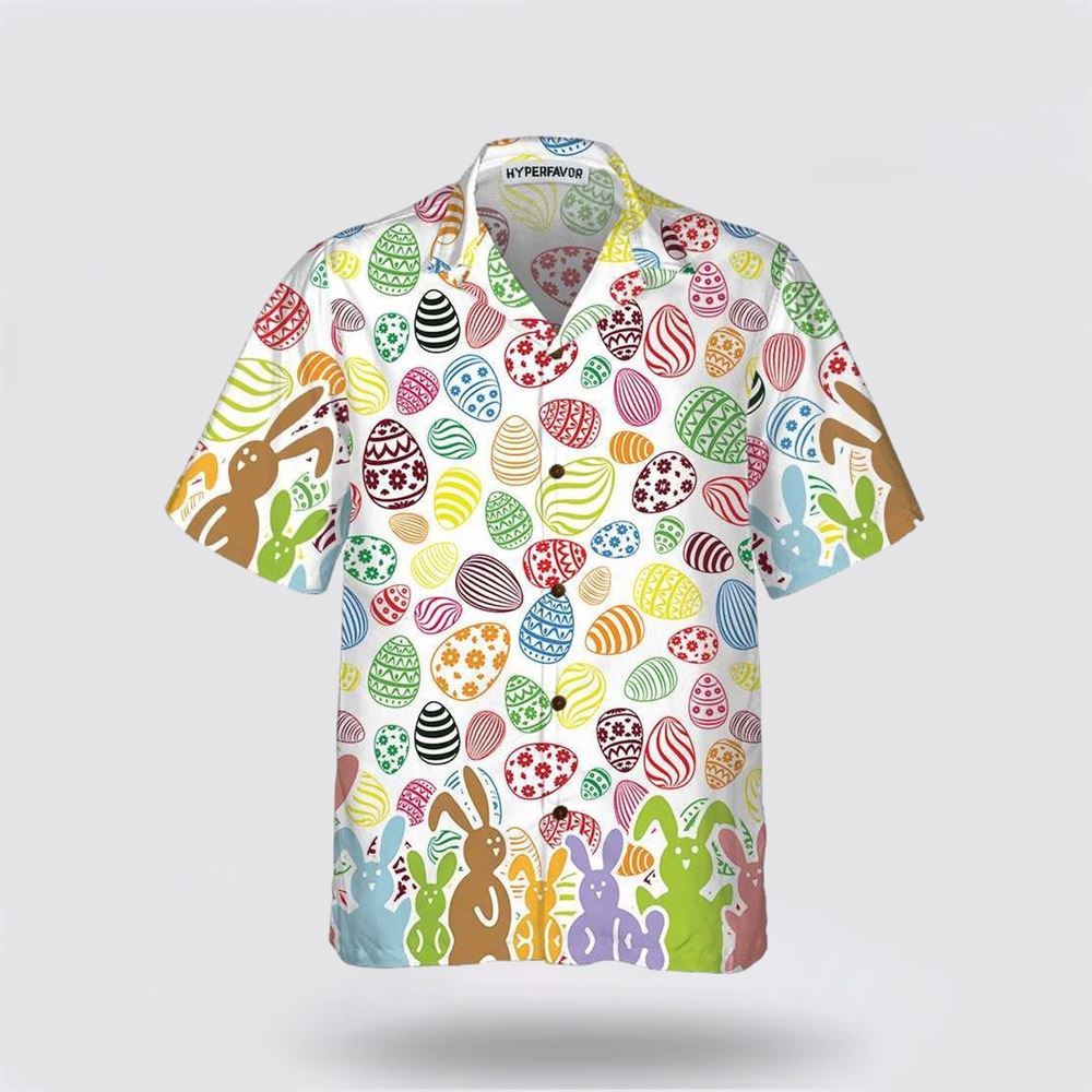 Rabbits And Easter Eggs Seamless Pattern Hawaiian Shirt Easter Hawaiian Shirts Christian Hawaiian Shirt Christian Summer Short Sleeve Shirt 1 vf12s6.jpg
