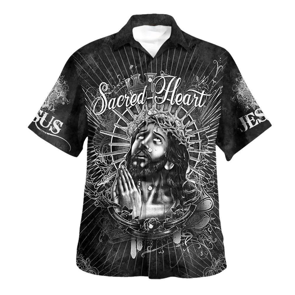 Sacred Heart Jesus Christ Pray Hawaiian Shirts Christian Hawaiian Shirt Christian Summer Short Sleeve Shirt 1 z5majo.jpg Sacred Heart Jesus Christ Pray Hawaiian Shirts Christian Hawaiian Shirt Christian Summer Short Sleeve Shirt 1 z5majo.jpg