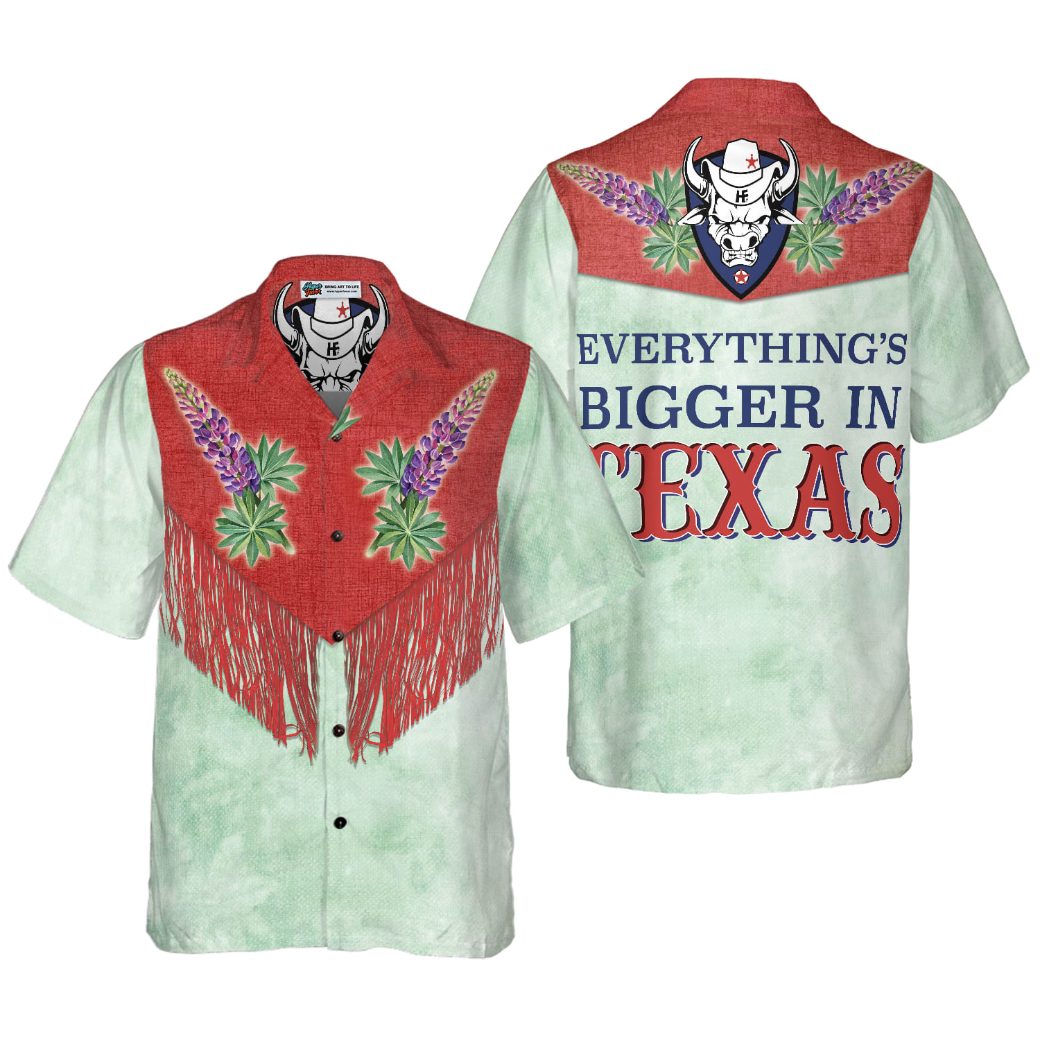 Texas Hawaiian Shirt Bluebonnet Cowboy Texas Vintage Western Hawaiian Shirt 1 lpsec4.jpg